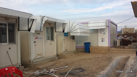 Domiz refugee camp medical clinic